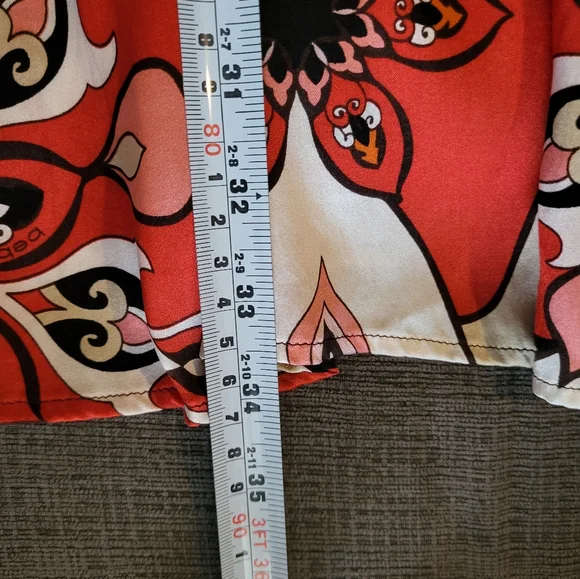 Bebe Crochet Halter Silk Dress Size Small - Picture 7 of 7